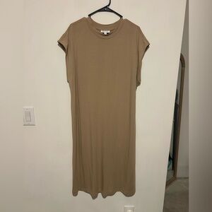 Prologue Taupe Short Sleeve Dress